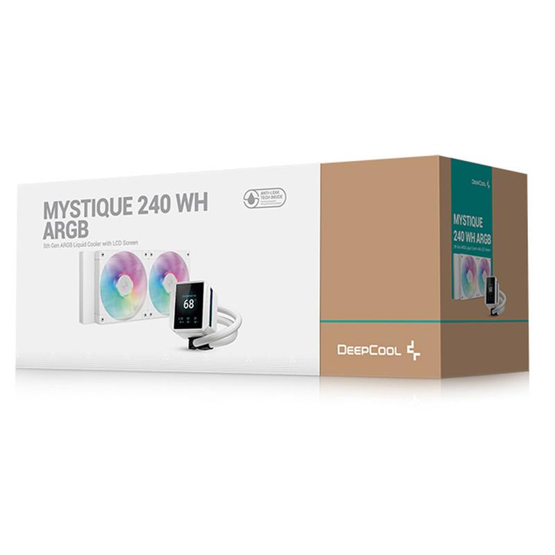 سیستم خنک‌کننده آبی دیپ کول مدل MYSTIQUE 240 WH ARGB