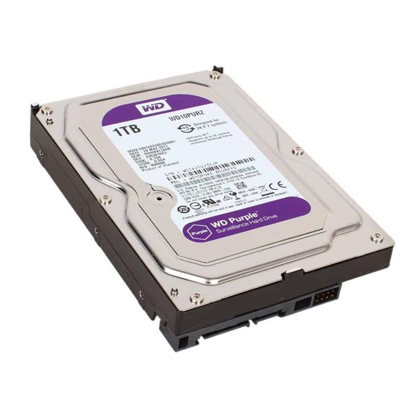 هارد دیسک اینترنال وسترن دیجیتال با رابط SATA 3.0 مدل WD10PURZ ظرفیت 1 ترابایت