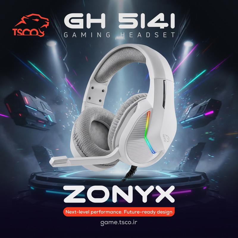 هدست گیمینگ تسکو مدل GH 5141 Zonyx RGB