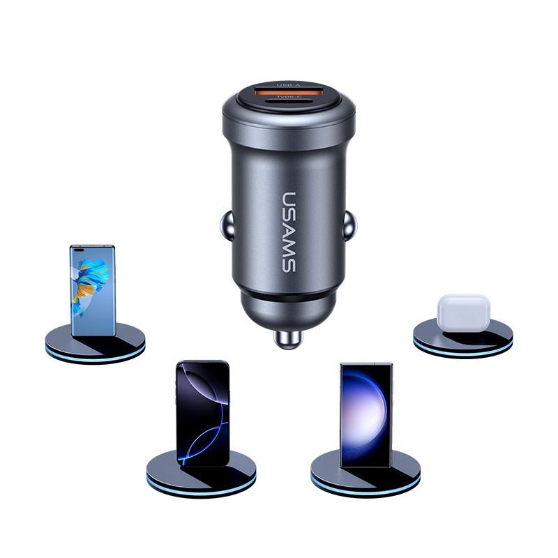 شارژر فندکی 30 وات یوسمز مدل CC322