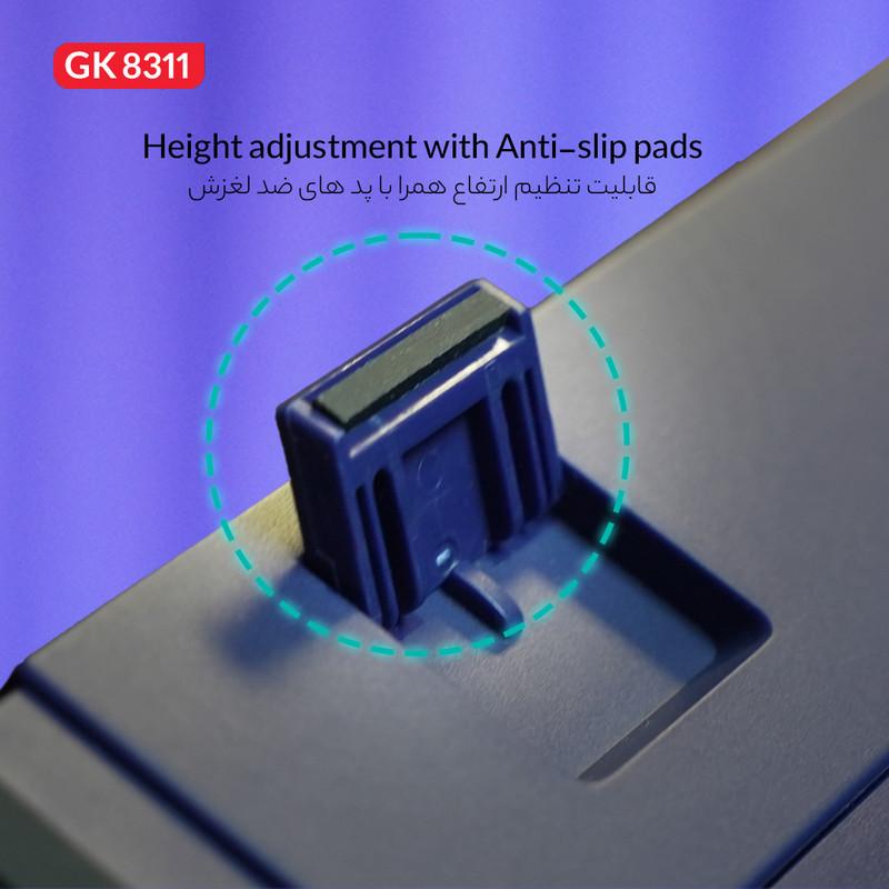 کیبورد مخصوص بازی تسکو مدل GK8311 Apollo