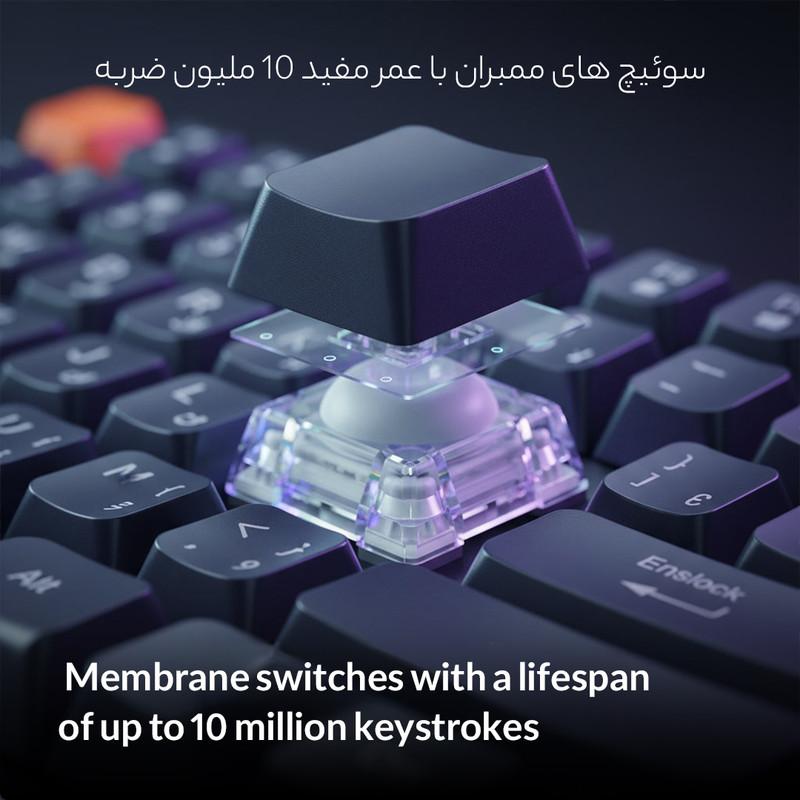 کیبورد مخصوص بازی تسکو مدل GK8311 Apollo
