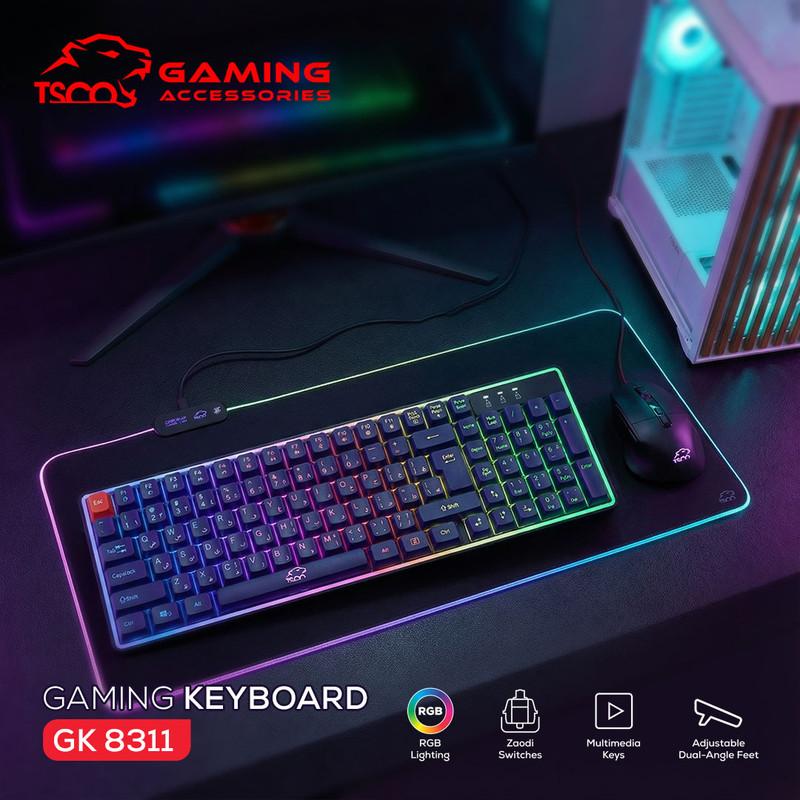 کیبورد مخصوص بازی تسکو مدل GK8311 Apollo