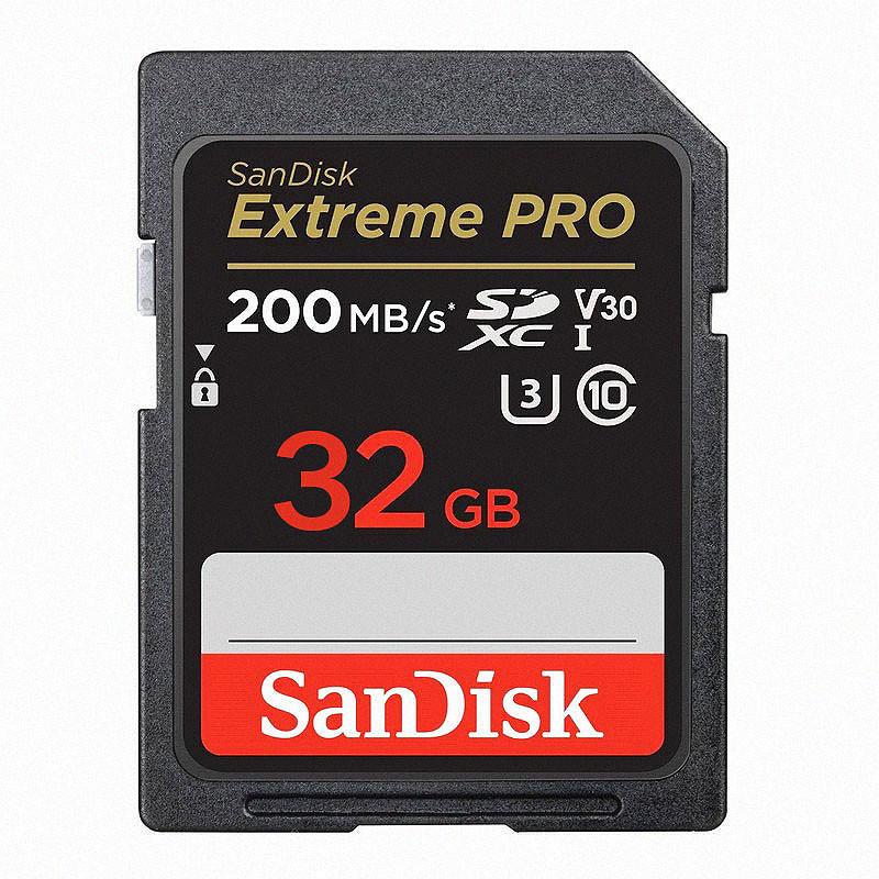 کارت حافظه SDXC سن دیسک مدل Extreme Pro V30 کلاس 10 استاندارد UHS-I U3 سرعت 200mbps ظرفیت 32 گیگابایت