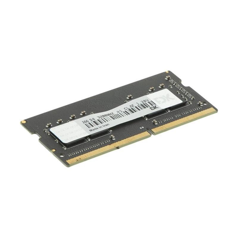 رم لپ‌تاپ DDR4 تک کاناله 3200 مگاهرتز 22 فدک مدل Laptop 16GBRAM fadak