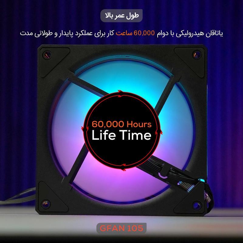 فن کیس تسکو مدل GFAN 105 Skadi Lux