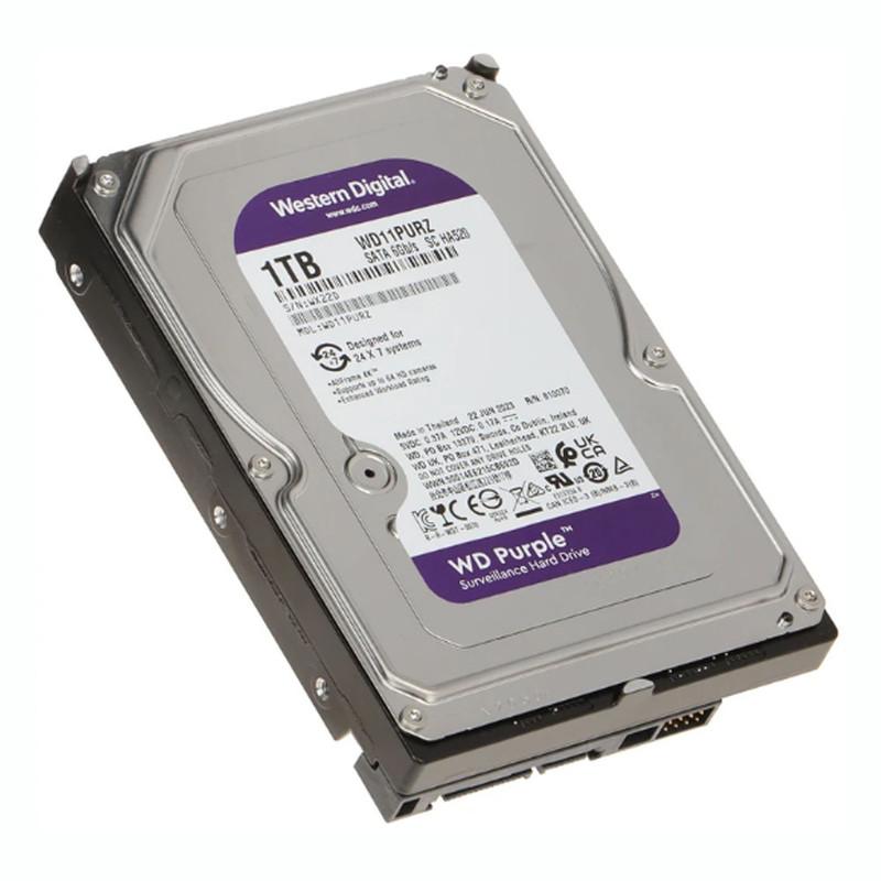 هارد دیسک اینترنال وسترن دیجیتال با رابط SATA 3.0 مدل WD11PURZ 6g SATA HA520 ظرفیت 1 ترابایت