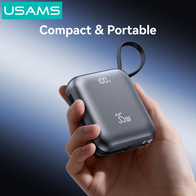 پاوربانک 35 وات یوسمز مدل CD261 ظرفیت 10000 میلی‌آمپرساعت