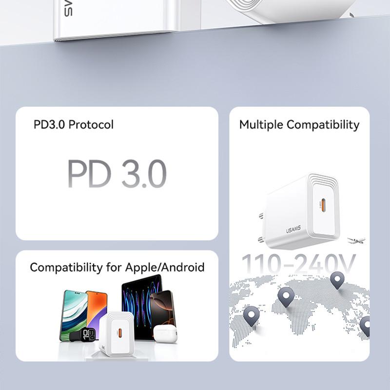 شارژر دیواری 30 وات یوسمز مدل CC329