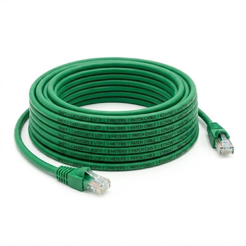 پچ کورد Cat6 دی-نت مدل 4PAIRS طول 3 متر