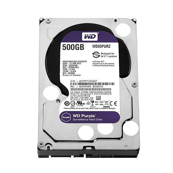 هارد دیسک اینترنال وسترن دیجیتال با رابط SATA مدل WD500 ظرفیت 500 گیگابایت