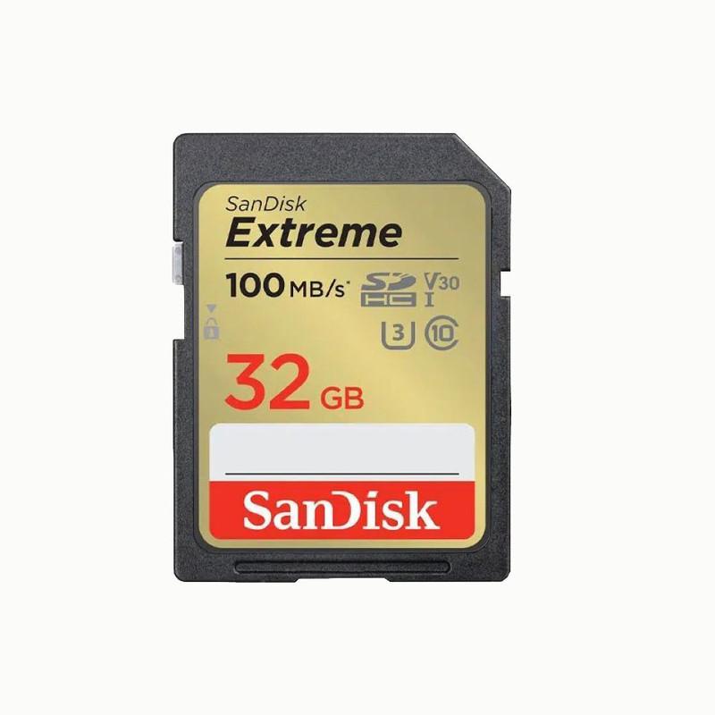 کارت حافظه SDHC سن دیسک مدل Extreme V30 کلاس 10 استاندارد UHS-I U3 سرعت 100mbps ظرفیت 32 گیگابایت