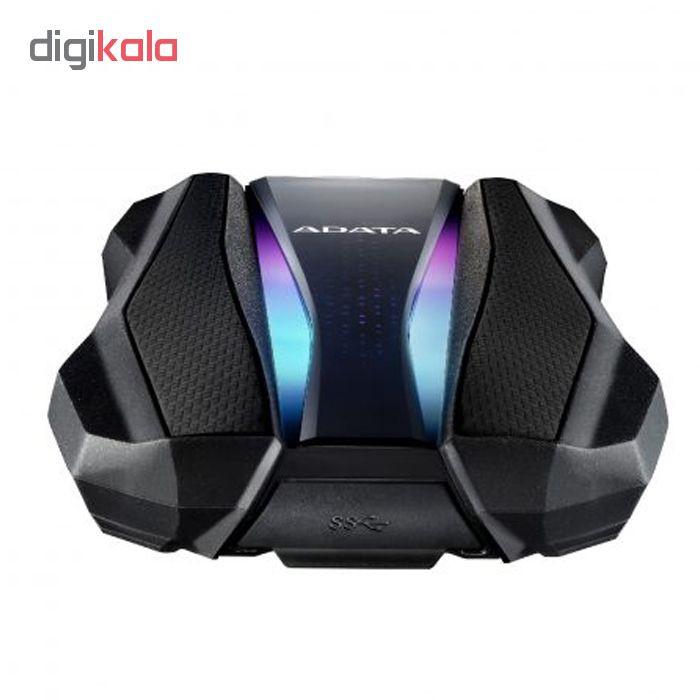 هارد اکسترنال ای دیتا مدل HD770G  ظرفیت یک ترابایت دارای رابط USB Type-A 3.2