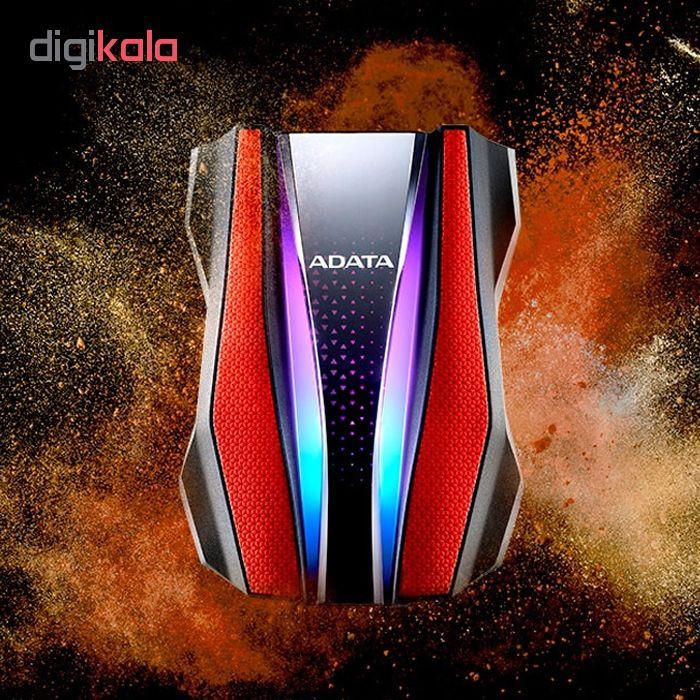هارد اکسترنال ای دیتا مدل HD770G  ظرفیت یک ترابایت دارای رابط USB Type-A 3.2