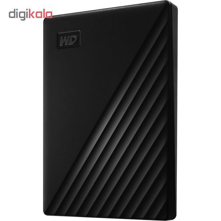 هارد اکسترنال وسترن دیجیتال مدل My Passport ظرفیت یک ترابایت دارای رابط USB Type-A 3.2