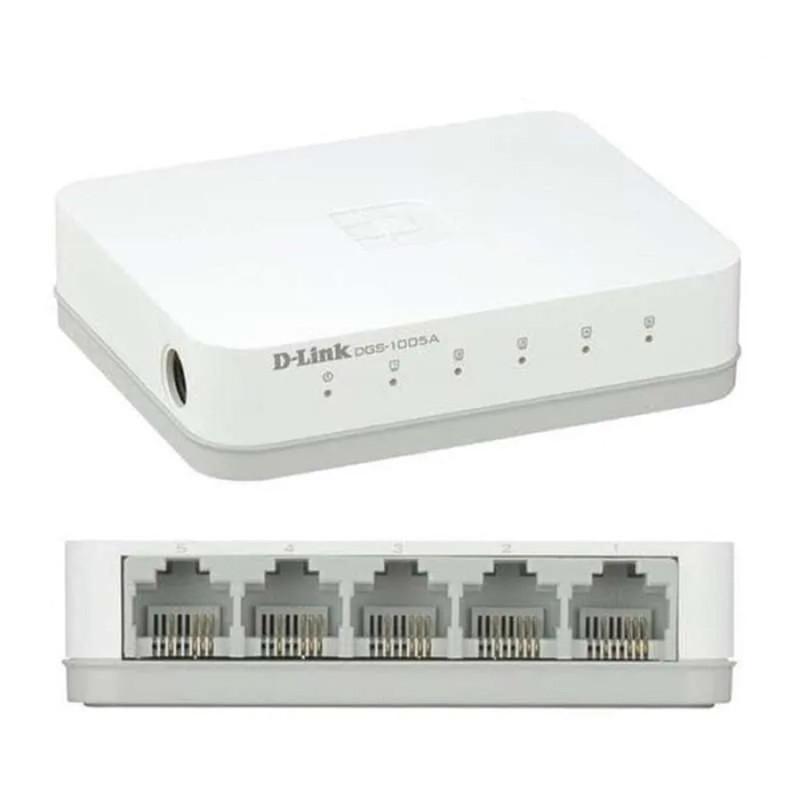 سوییچ دسکتاپ 5 پورت گیگابیتی دی-لینک مدل DGS-1005A