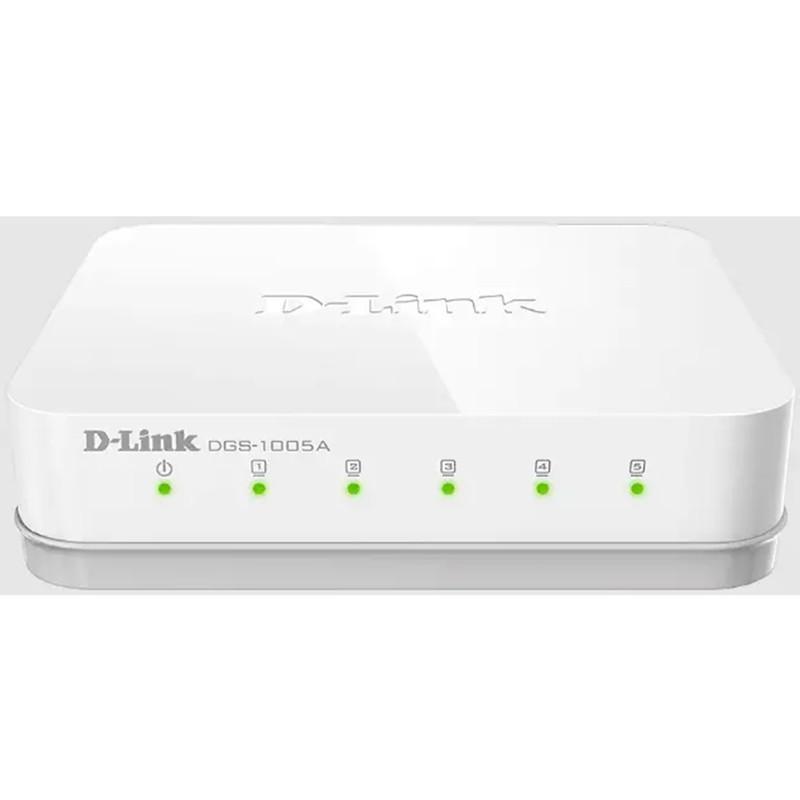 سوییچ دسکتاپ 5 پورت گیگابیتی دی-لینک مدل DGS-1005A