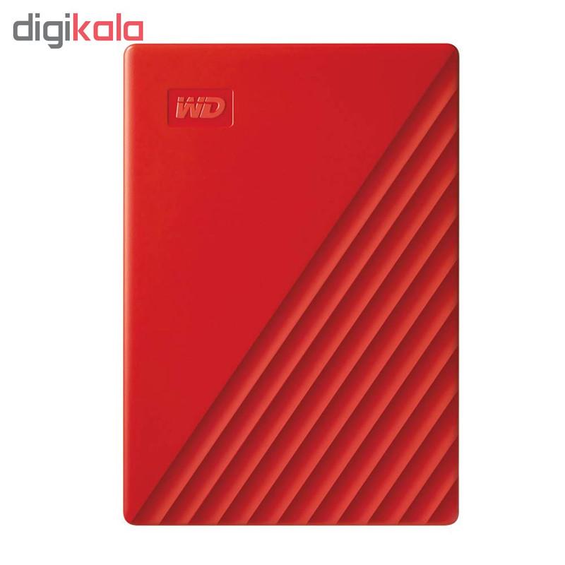 هارد اکسترنال وسترن دیجیتال مدل My Passport ظرفیت دو ترابایت دارای رابط USB Type-A 3.2