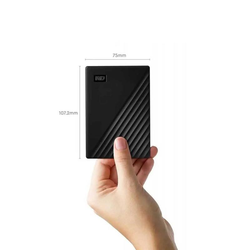 هارد اکسترنال وسترن دیجیتال مدل My Passport ظرفیت چهار ترابایت دارای رابط USB Type-A 3.2