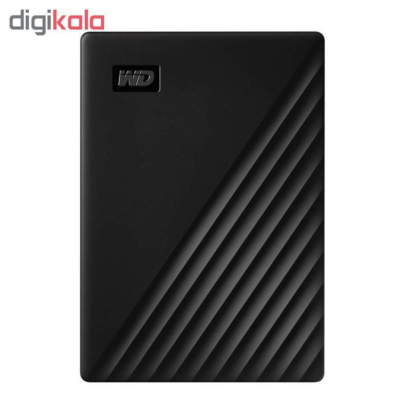 هارد اکسترنال وسترن دیجیتال مدل My Passport ظرفیت پنج ترابایت دارای رابط USB Type-A 3.2