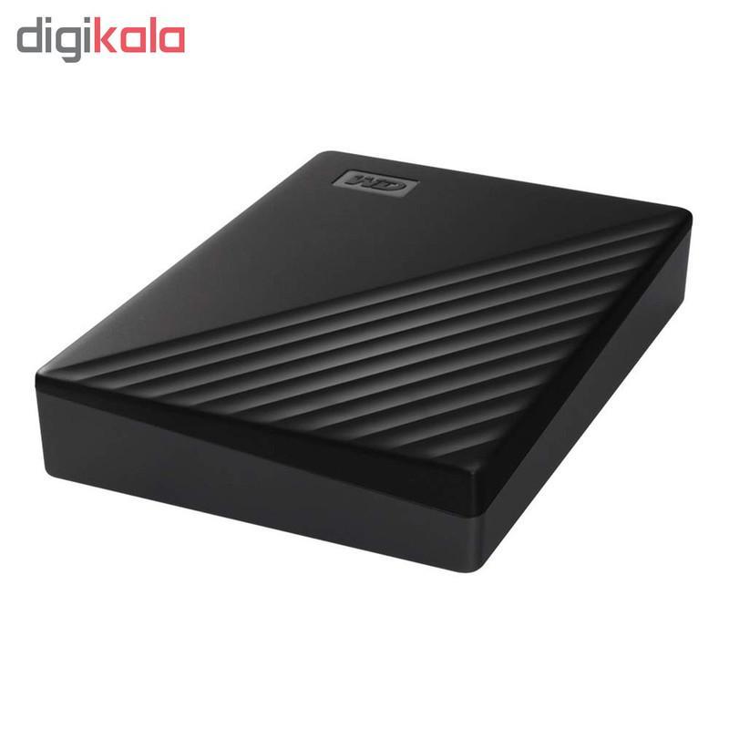 هارد اکسترنال وسترن دیجیتال مدل My Passport ظرفیت پنج ترابایت دارای رابط USB Type-A 3.2