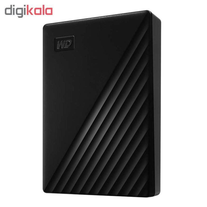 هارد اکسترنال وسترن دیجیتال مدل My Passport ظرفیت پنج ترابایت دارای رابط USB Type-A 3.2