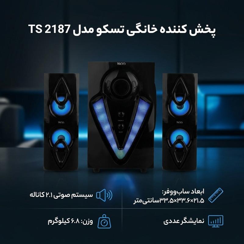 پخش کننده خانگی تسکو مدل TS 2187