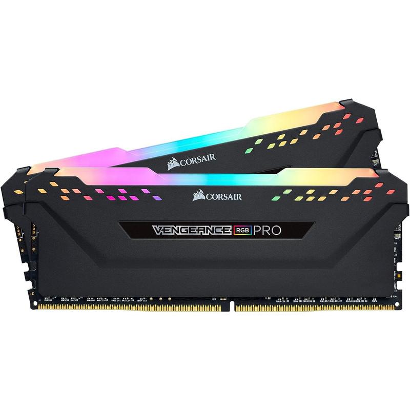 رم دسکتاپ کورسیر مدل VENGEANCE RGB PRO DDR4 دوکاناله 32 گیگابایت 3200 مگاهرتز تایمینگ CL16 ولتاژ 1.35 ولت با نورپردازی RGB