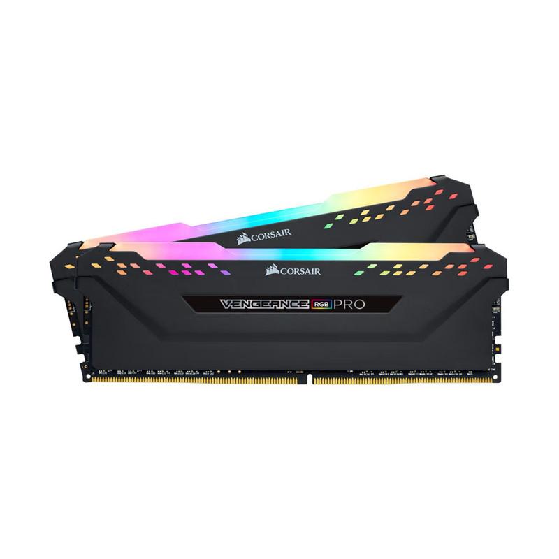 رم دسکتاپ کورسیر مدل VENGEANCE RGB PRO DDR4 دوکاناله 32 گیگابایت 3200 مگاهرتز تایمینگ CL16 ولتاژ 1.35 ولت با نورپردازی RGB