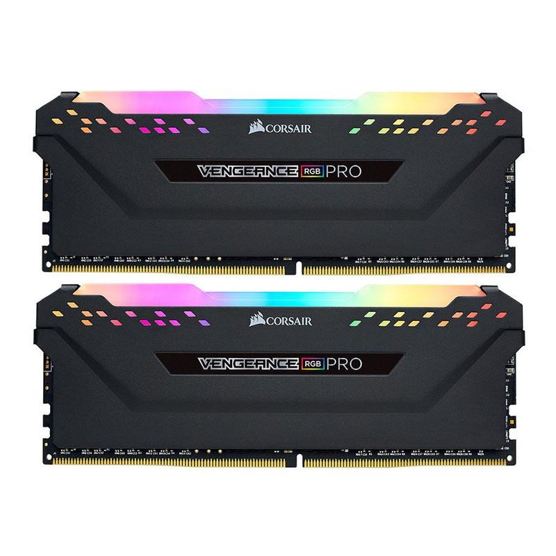 رم دسکتاپ کورسیر مدل VENGEANCE RGB PRO DDR4 دوکاناله 32 گیگابایت 3200 مگاهرتز تایمینگ CL16 ولتاژ 1.35 ولت با نورپردازی RGB