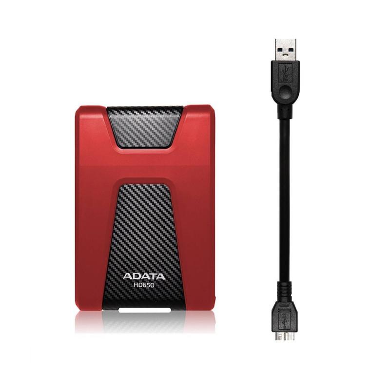 هارد اکسترنال ای دیتا مدل HD650 ظرفیت 1 ترابایت با استاندارد ارتباطی USB 3.2 Gen1