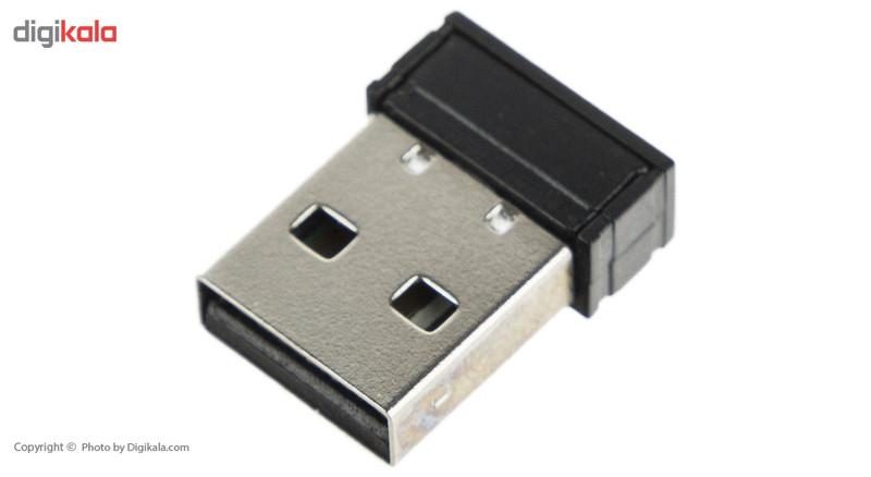 کیبورد و ماوس بی سیم گرین مدل GKM-505W، سوییچ ممبران، Full-Size