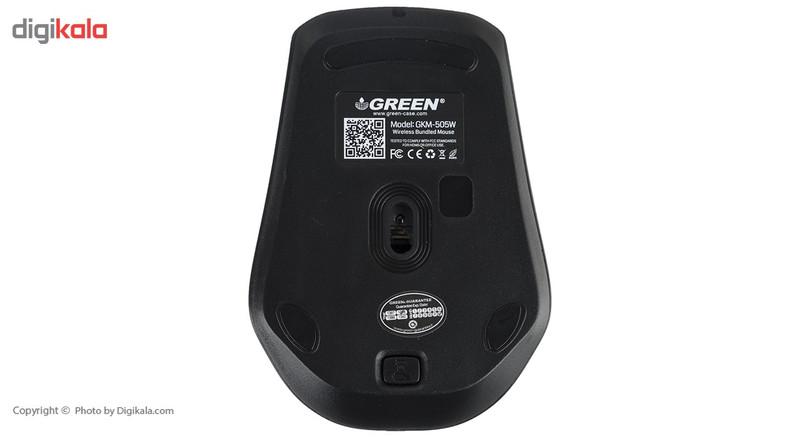 کیبورد و ماوس بی سیم گرین مدل GKM-505W، سوییچ ممبران، Full-Size