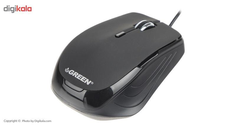 کیبورد و ماوس گرین مدل GKM-305، سوئیچ ممبران، Full-size