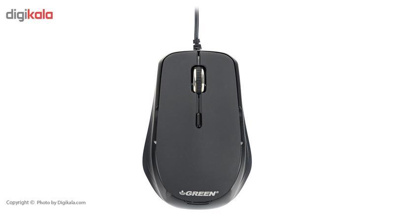 کیبورد و ماوس گرین مدل GKM-305، سوئیچ ممبران، Full-size