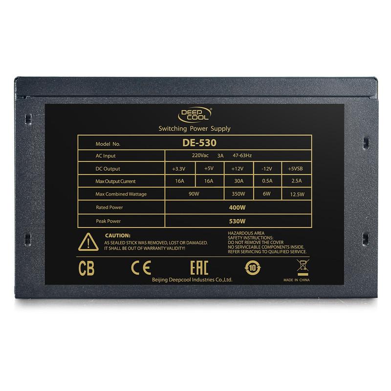 منبع تغذیه کامپیوتر دیپ کول مدل DP-DE530-BK