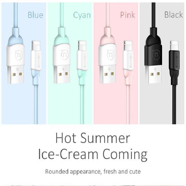 کابل تبدیل USB به لایتنینگ یوسمز مدل US-SJ245 طول 1 متر