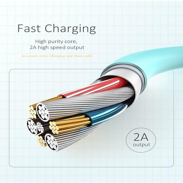 کابل تبدیل USB به لایتنینگ یوسمز مدل US-SJ245 طول 1 متر