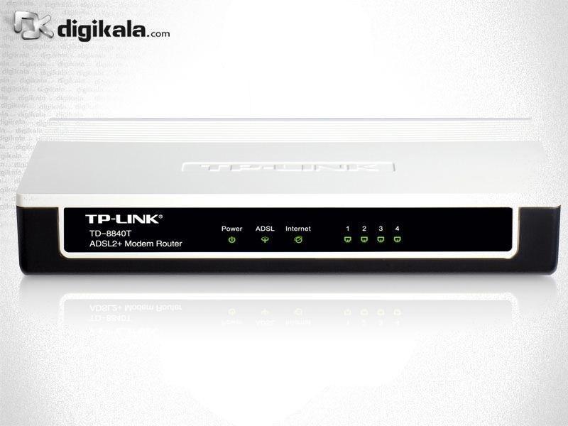 مودم-روتر +ADSL2 و باسیم تی پی-لینک مدل TD-8840T_V1