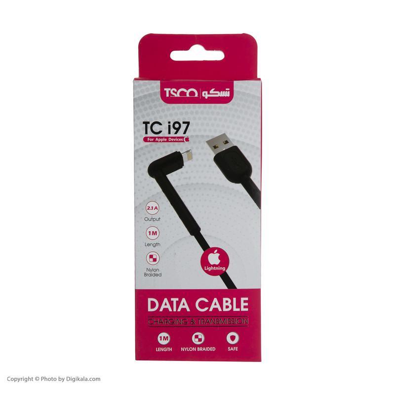 کابل تبدیل USB به لایتنینگ تسکو مدل TC-I97 طول 1 متر