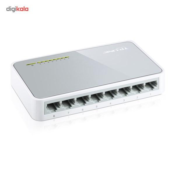 تی پی لینک سوئیچ 8 پورت غیر مدیریتی رومیزی TL-SF1008D
