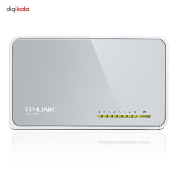 تی پی لینک سوئیچ 8 پورت غیر مدیریتی رومیزی TL-SF1008D