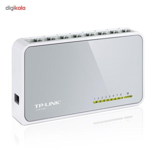 تی پی لینک سوئیچ 8 پورت غیر مدیریتی رومیزی TL-SF1008D