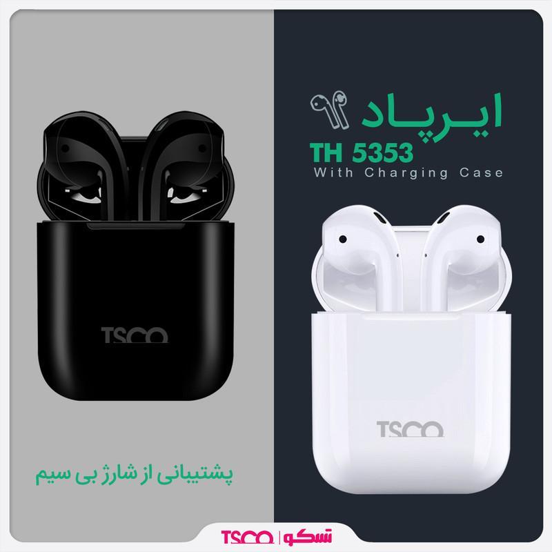 هدفون بلوتوثی تسکو مدل TH 5353 TWS