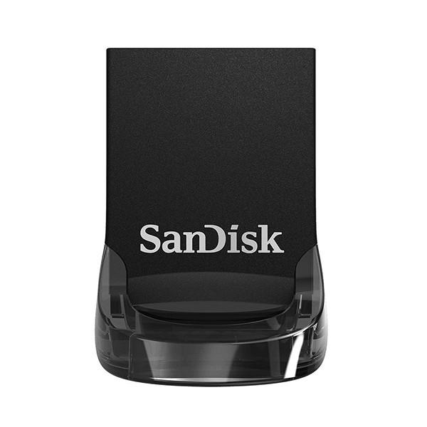 فلش مموری سن دیسک مدل ULTRA FIT CZ430 ظرفیت 512 گیگابایت با رابط USB 3.1 فوق‌سریع، طراحی فوق‌کوچک، نرم‌افزار امنیتی SanDisk SecureAccess و قابلیت بازیابی فایل RESCUEPRO Deluxe، مناسب ضبط خودرو و تلویزیون