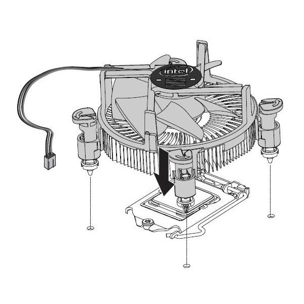 خنک کننده پردازنده اینتل مدل box55