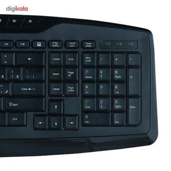 کیبورد گرین مدل GK-501 با حروف فارسی