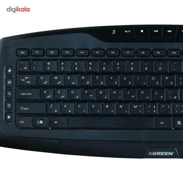 کیبورد گرین مدل GK-501 با حروف فارسی
