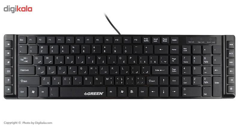 کیبورد گرین GK-301 باحروف فارسی