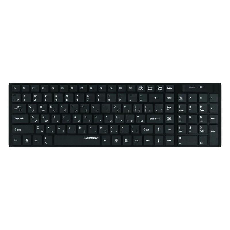 کیبورد بی سیم گرین مدل GK-101W با حروف فارسی